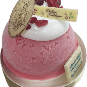 Sorbet framboos met meringue